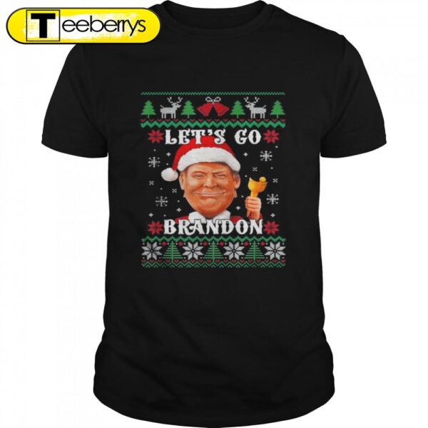 Trump Lets’s Go Brandon Ugly 2024 Christmas Shirts