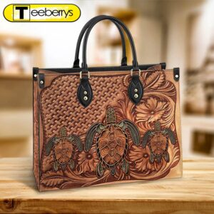 Turtle Leather Bag – Gift…