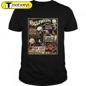 Vintage Horror Movie Shirts Poster…