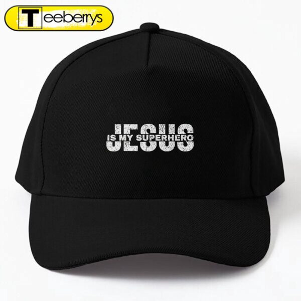 Vintage Jesus Is My Superhero Cap