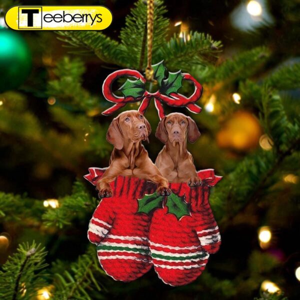 Vizsla Inside Your Gloves Christmas Holiday Christmas Ornament