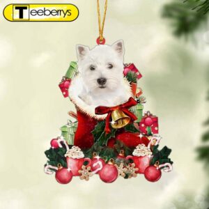 West Highland White Terrier-Red Boot…