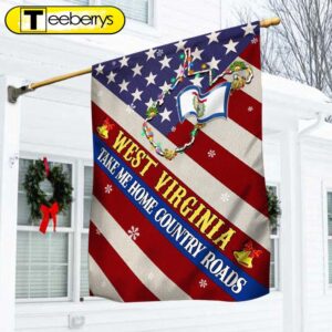 West Virginia Christmas Flag West…