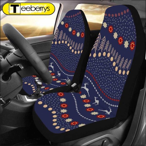 Winter Motifs Christmas Car Seat Covers