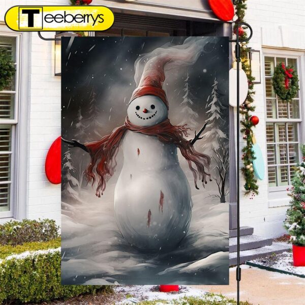 Winters Whisper The Mystical Snowman Snowman Xmas Garden Flag