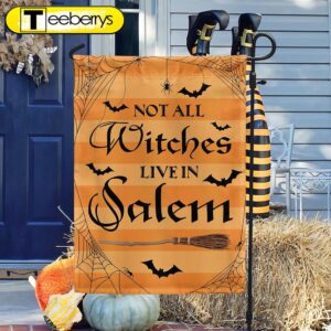 Witch Witchcraft Halloween Flag Not…