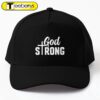 Womens God Strong, Faith Over Fear, Religious Christian, Jesus Cap