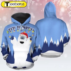 Yeti To Party Christmas 3D…